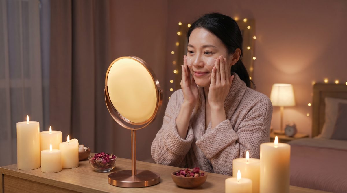 香蕉视频夜间护肤视频演示，女性自我照顾生活视频，温暖疗愈氛围，www.hsh3s0l2y.cn
